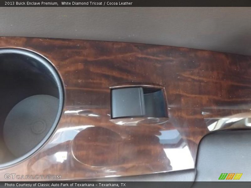 White Diamond Tricoat / Cocoa Leather 2013 Buick Enclave Premium