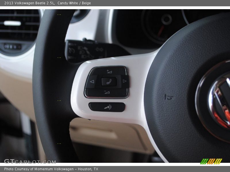 Candy White / Beige 2013 Volkswagen Beetle 2.5L