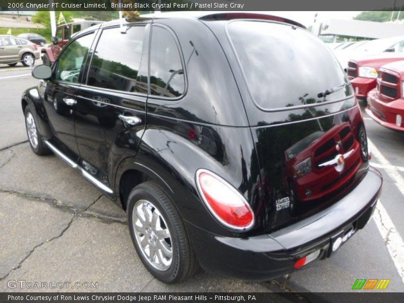 Brilliant Black Crystal Pearl / Pastel Slate Gray 2006 Chrysler PT Cruiser Limited