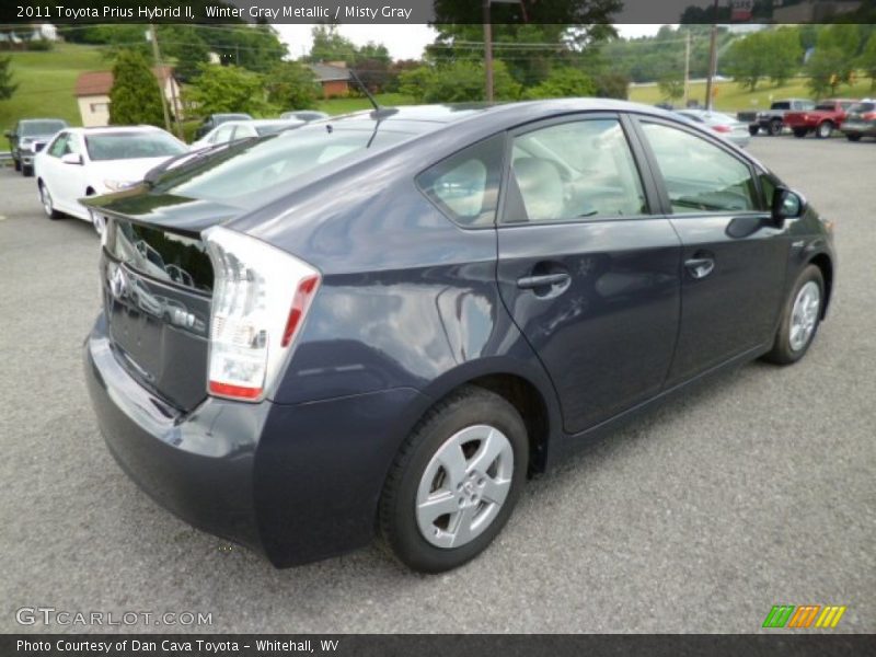 Winter Gray Metallic / Misty Gray 2011 Toyota Prius Hybrid II