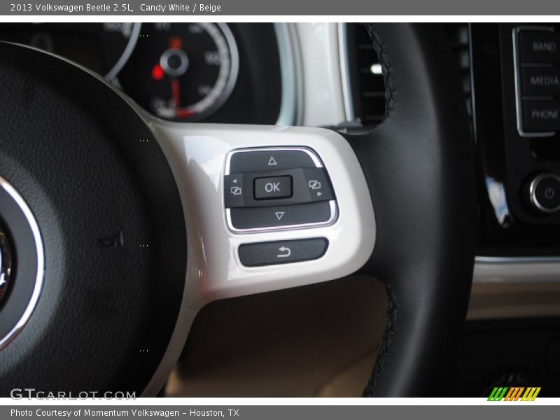 Candy White / Beige 2013 Volkswagen Beetle 2.5L