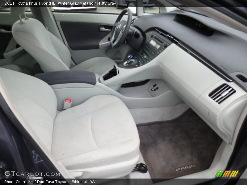 Winter Gray Metallic / Misty Gray 2011 Toyota Prius Hybrid II