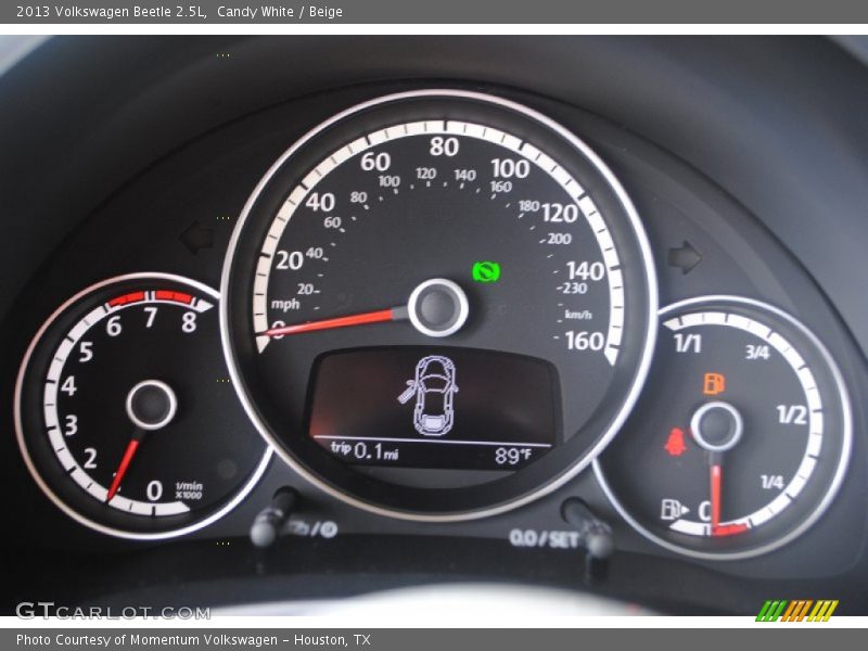 Candy White / Beige 2013 Volkswagen Beetle 2.5L