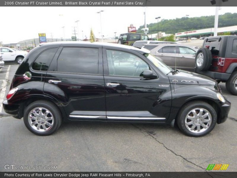 Brilliant Black Crystal Pearl / Pastel Slate Gray 2006 Chrysler PT Cruiser Limited