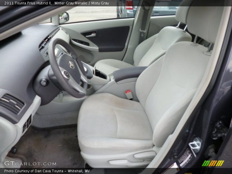 Winter Gray Metallic / Misty Gray 2011 Toyota Prius Hybrid II
