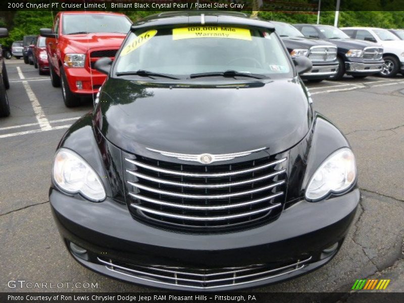 Brilliant Black Crystal Pearl / Pastel Slate Gray 2006 Chrysler PT Cruiser Limited