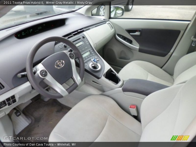 Winter Gray Metallic / Misty Gray 2011 Toyota Prius Hybrid II