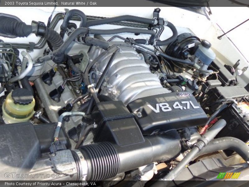 Natural White / Oak 2003 Toyota Sequoia Limited