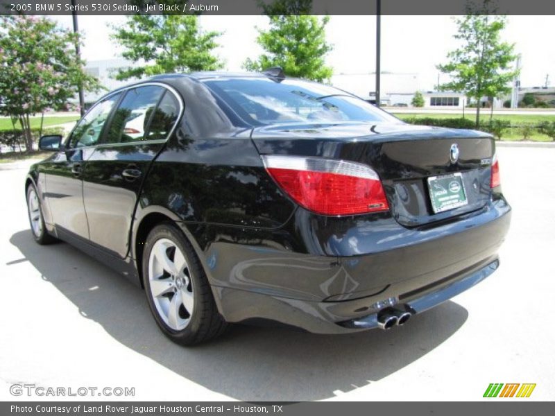 Jet Black / Auburn 2005 BMW 5 Series 530i Sedan