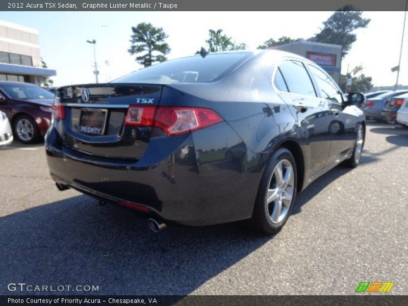 Graphite Luster Metallic / Taupe 2012 Acura TSX Sedan