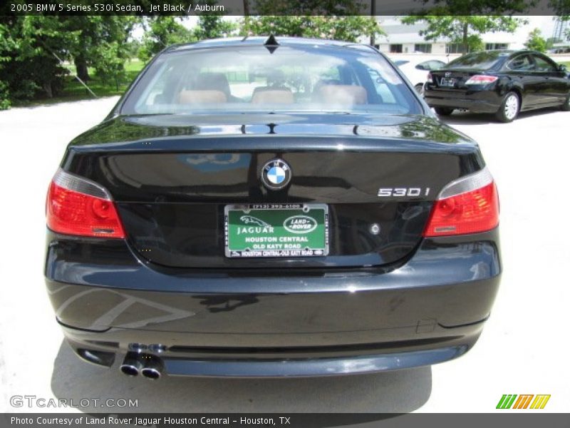 Jet Black / Auburn 2005 BMW 5 Series 530i Sedan