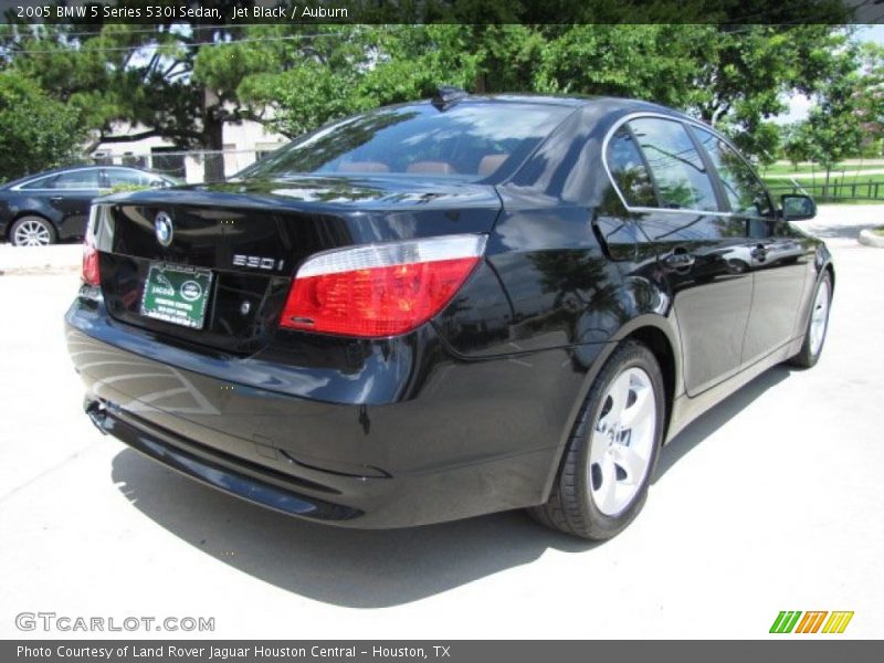 Jet Black / Auburn 2005 BMW 5 Series 530i Sedan