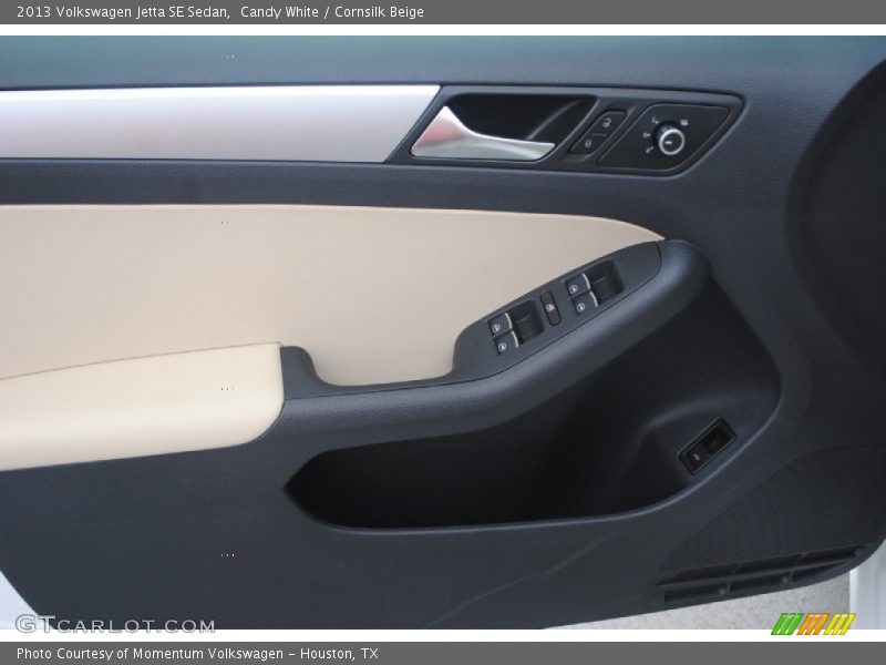 Candy White / Cornsilk Beige 2013 Volkswagen Jetta SE Sedan