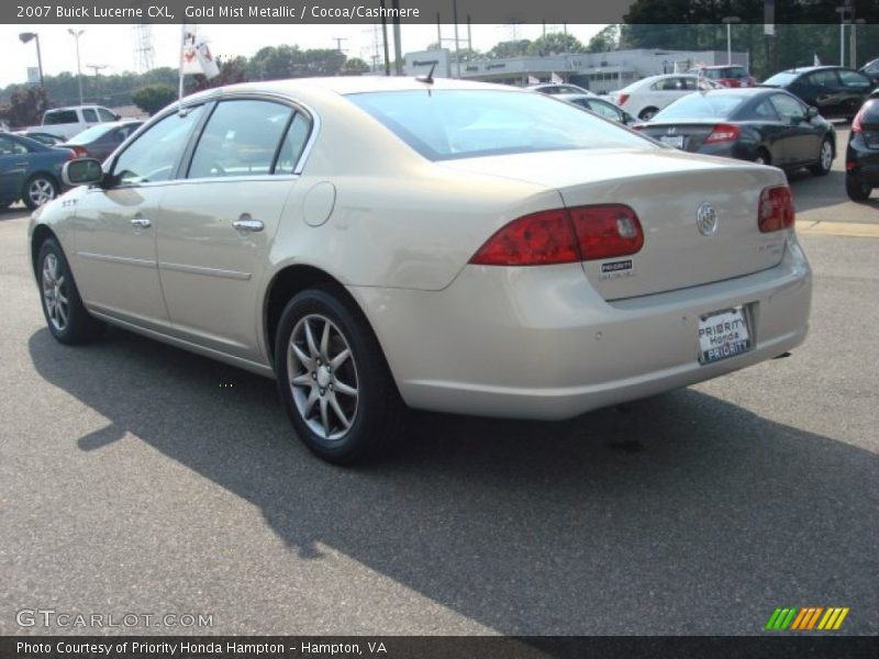 Gold Mist Metallic / Cocoa/Cashmere 2007 Buick Lucerne CXL