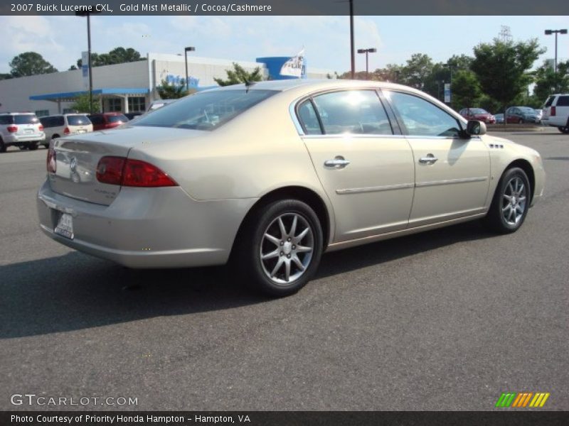 Gold Mist Metallic / Cocoa/Cashmere 2007 Buick Lucerne CXL