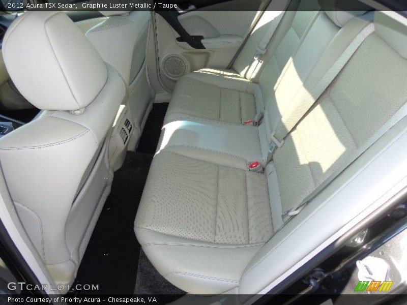 Graphite Luster Metallic / Taupe 2012 Acura TSX Sedan