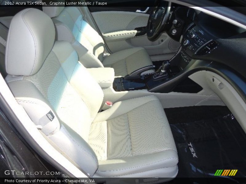 Graphite Luster Metallic / Taupe 2012 Acura TSX Sedan
