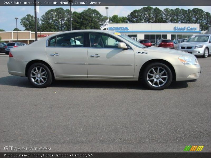 Gold Mist Metallic / Cocoa/Cashmere 2007 Buick Lucerne CXL
