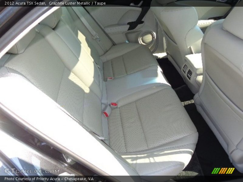 Graphite Luster Metallic / Taupe 2012 Acura TSX Sedan