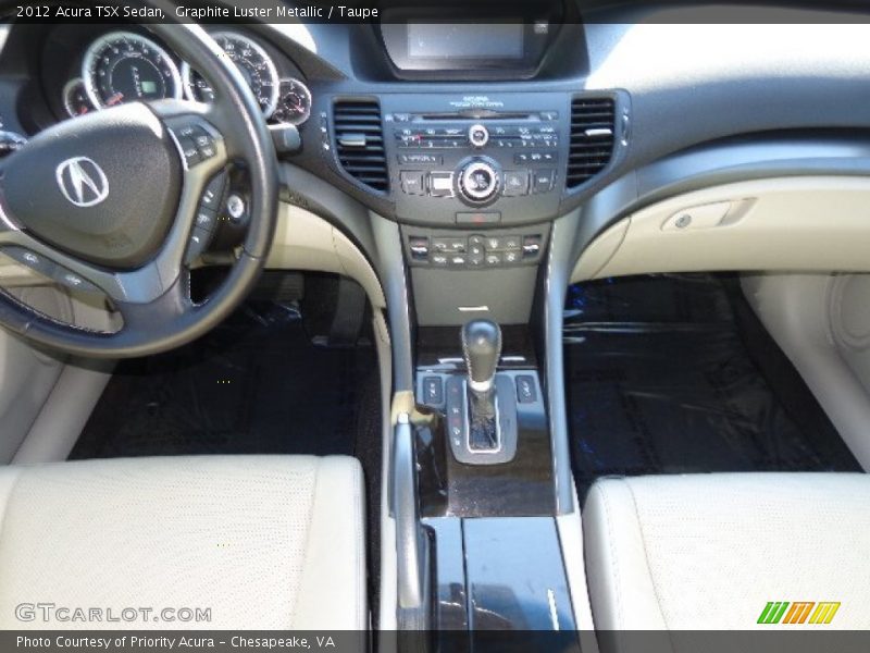 Graphite Luster Metallic / Taupe 2012 Acura TSX Sedan