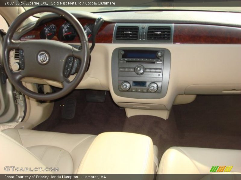 Gold Mist Metallic / Cocoa/Cashmere 2007 Buick Lucerne CXL