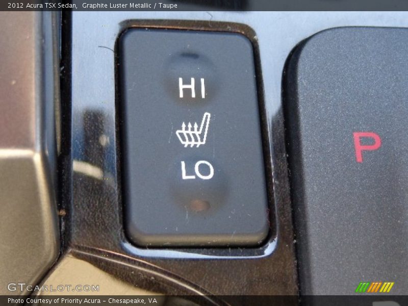 Graphite Luster Metallic / Taupe 2012 Acura TSX Sedan