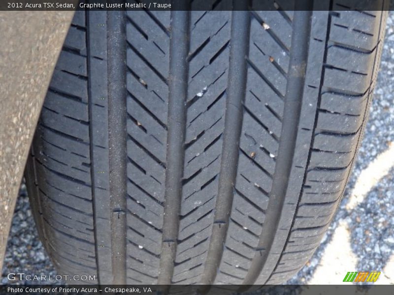 Graphite Luster Metallic / Taupe 2012 Acura TSX Sedan
