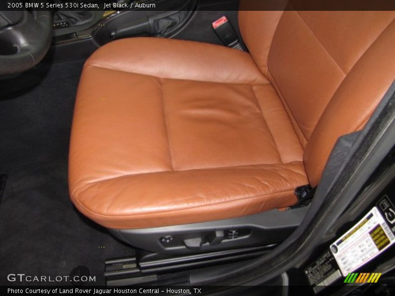 Jet Black / Auburn 2005 BMW 5 Series 530i Sedan