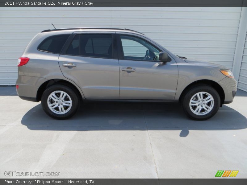 Mineral Gray / Gray 2011 Hyundai Santa Fe GLS