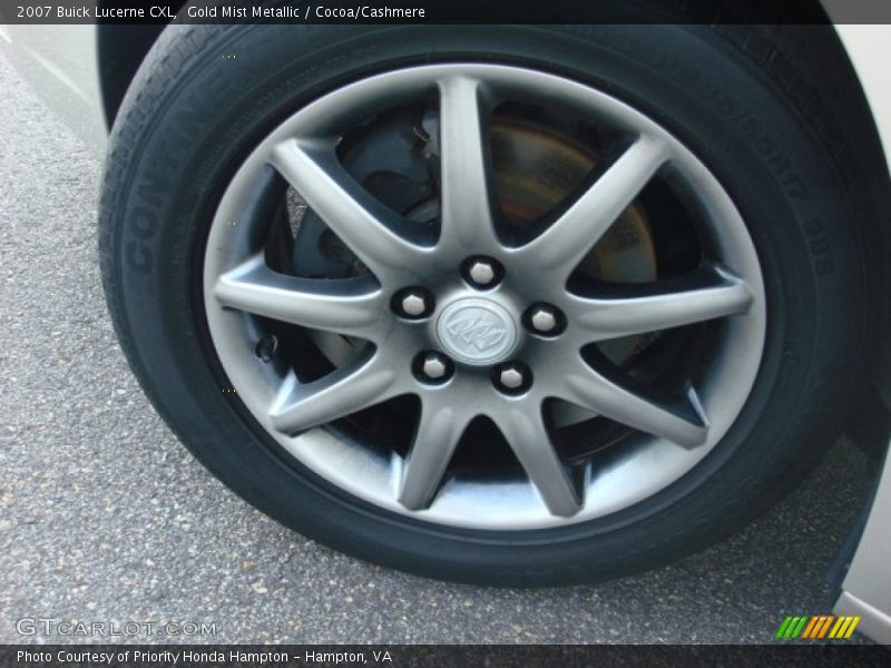 Gold Mist Metallic / Cocoa/Cashmere 2007 Buick Lucerne CXL