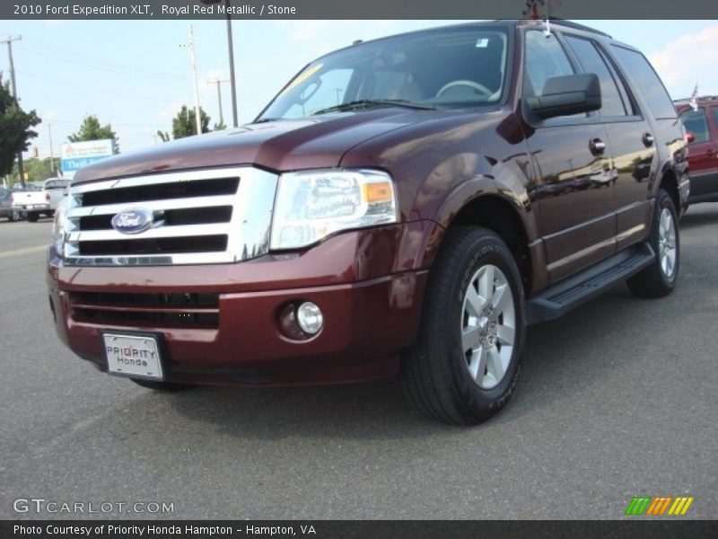 Royal Red Metallic / Stone 2010 Ford Expedition XLT