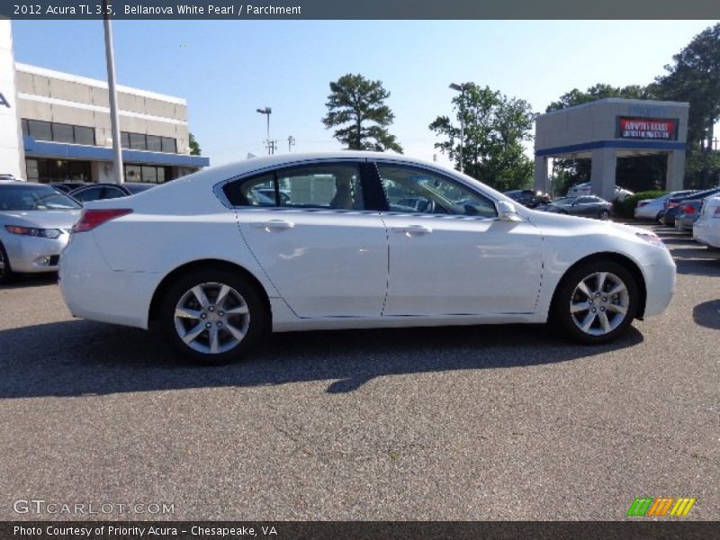 Bellanova White Pearl / Parchment 2012 Acura TL 3.5