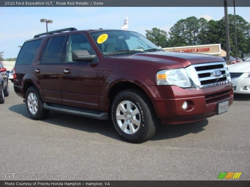 Royal Red Metallic / Stone 2010 Ford Expedition XLT