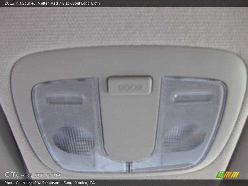Molten Red / Black Soul Logo Cloth 2012 Kia Soul +