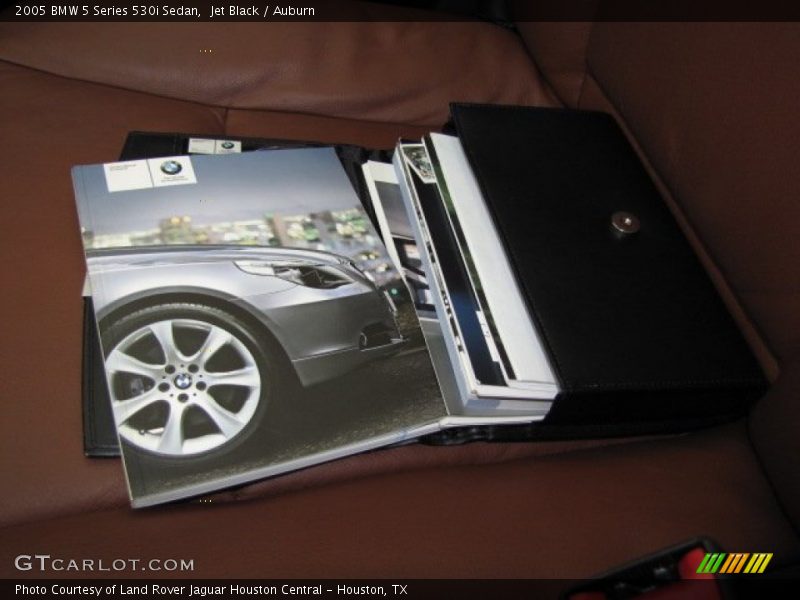 Jet Black / Auburn 2005 BMW 5 Series 530i Sedan