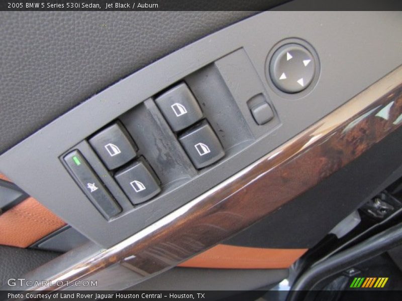 Jet Black / Auburn 2005 BMW 5 Series 530i Sedan