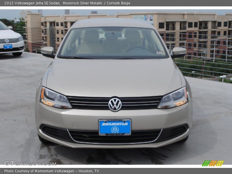 Moonrock Silver Metallic / Cornsilk Beige 2013 Volkswagen Jetta SE Sedan