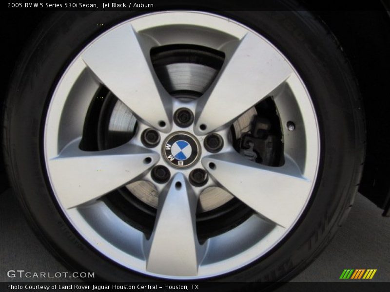 Jet Black / Auburn 2005 BMW 5 Series 530i Sedan