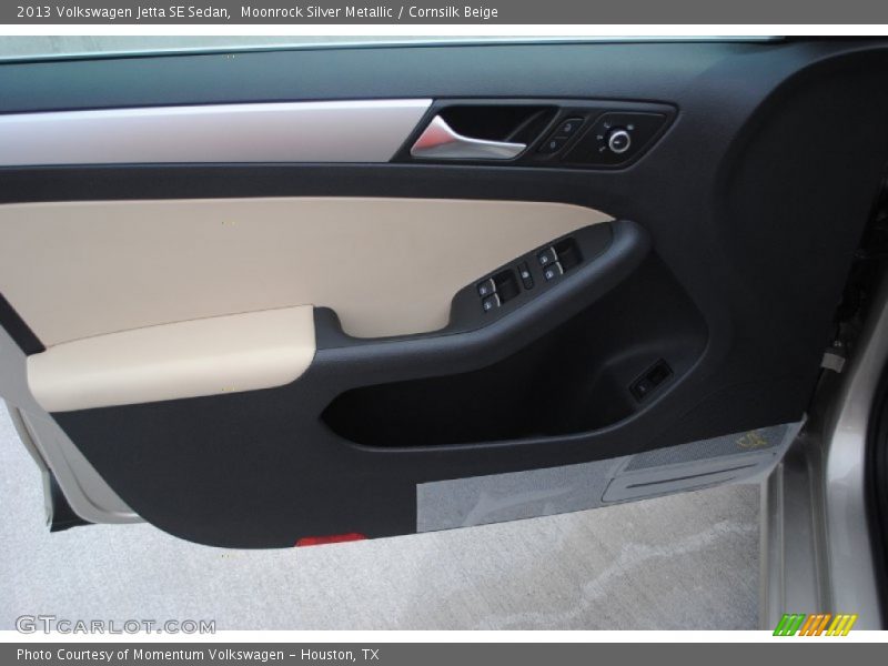 Moonrock Silver Metallic / Cornsilk Beige 2013 Volkswagen Jetta SE Sedan