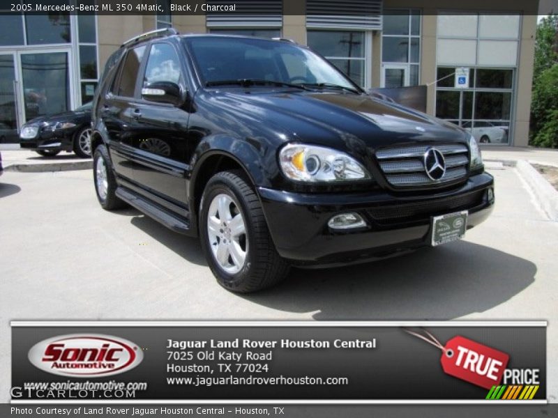Black / Charcoal 2005 Mercedes-Benz ML 350 4Matic