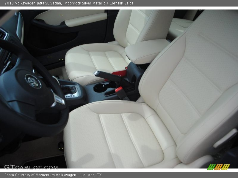 Moonrock Silver Metallic / Cornsilk Beige 2013 Volkswagen Jetta SE Sedan