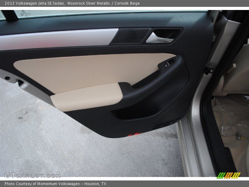 Moonrock Silver Metallic / Cornsilk Beige 2013 Volkswagen Jetta SE Sedan