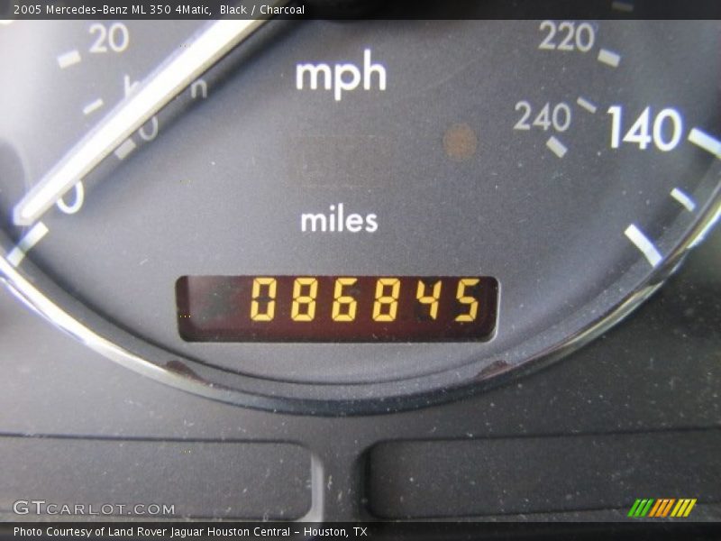Black / Charcoal 2005 Mercedes-Benz ML 350 4Matic