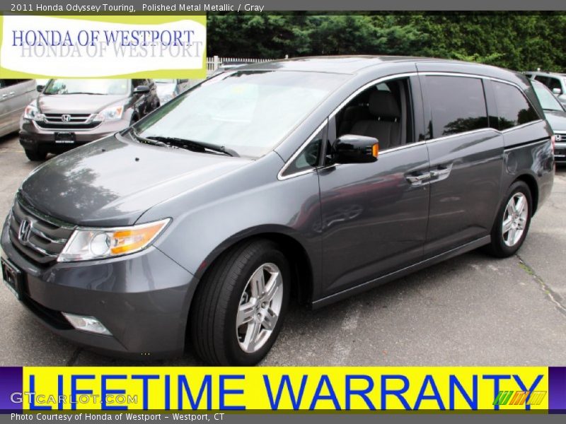 Polished Metal Metallic / Gray 2011 Honda Odyssey Touring