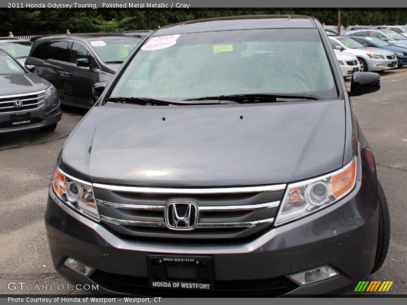 Polished Metal Metallic / Gray 2011 Honda Odyssey Touring