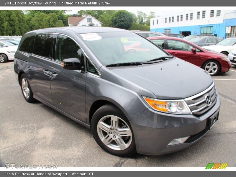 Polished Metal Metallic / Gray 2011 Honda Odyssey Touring