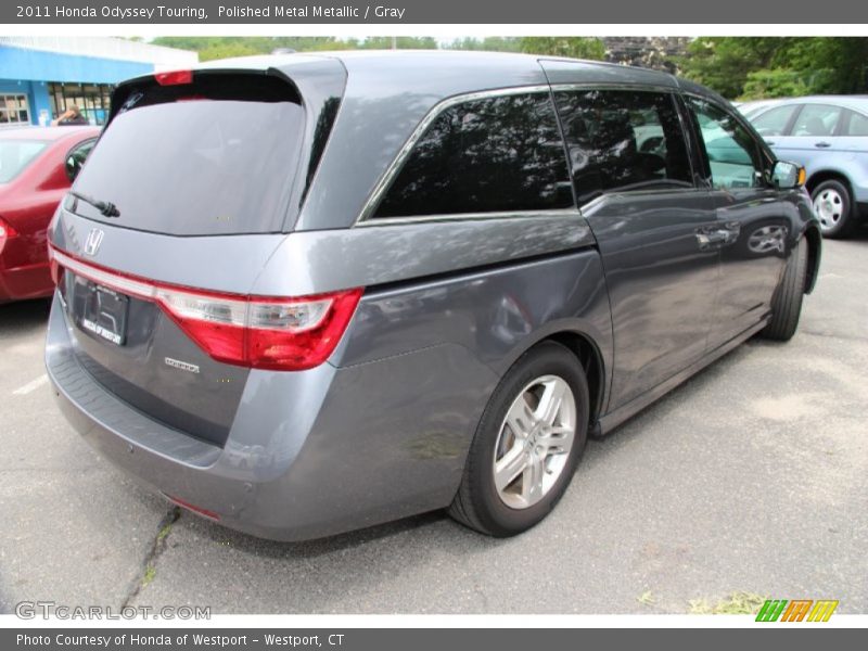 Polished Metal Metallic / Gray 2011 Honda Odyssey Touring