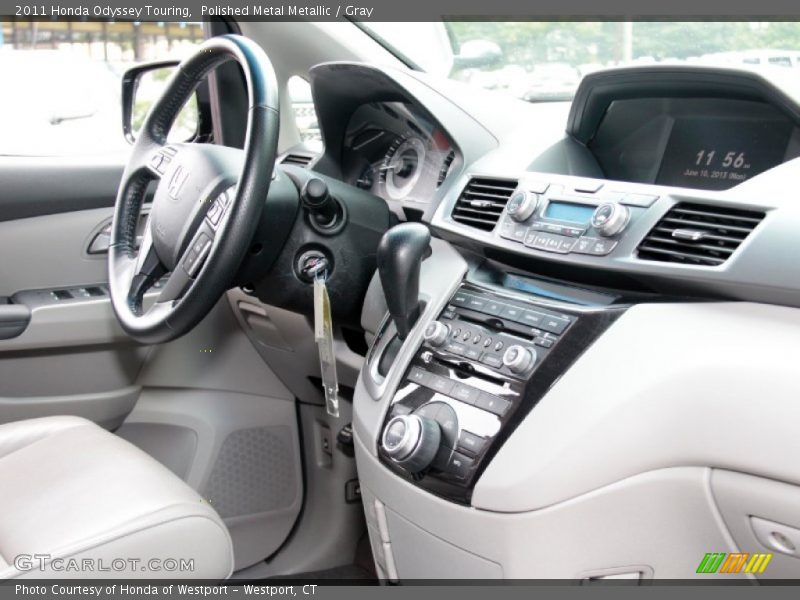 Polished Metal Metallic / Gray 2011 Honda Odyssey Touring