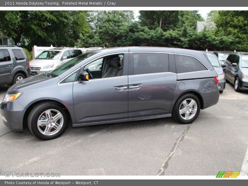 Polished Metal Metallic / Gray 2011 Honda Odyssey Touring