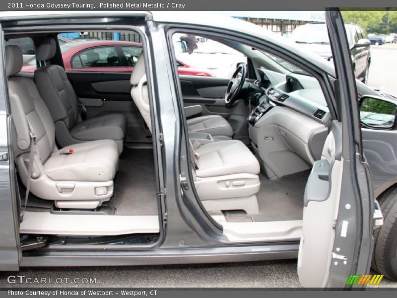 Polished Metal Metallic / Gray 2011 Honda Odyssey Touring